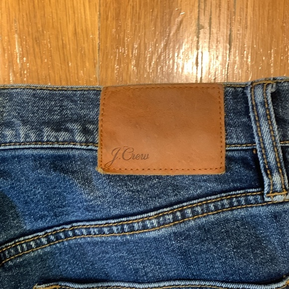 J.Crew Trade Mark Billie Demi Boot Crop Women's Cotton Blend Blue Jeans, Size 29 - Picture 4 of 8